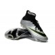 Meilleure Chaussures Nouveau Nike Mercurial Superfly FG Homme Argent Noir
