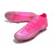 Chaussures Nike Phantom Gt Elite Df Fg Rose Argent