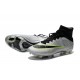 Meilleure Chaussures Nouveau Nike Mercurial Superfly FG Homme Argent Noir