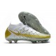 Nike Phantom GT Elite DF FG Homme Blanc Or