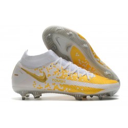 Nike Phantom GT Elite DF FG Homme Or Blanc