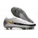 Crampon Nouveaux Nike Phantom GT Elite FG Blanc Noir Or