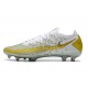 Nike Phantom GT Elite FG Chaussures de Football - Blanc Or