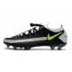 Nike Phantom GT Elite FG Chaussures de Football - Noir Gris Jaune