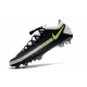 Nike Phantom GT Elite FG Chaussures de Football - Noir Gris Jaune