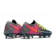 Crampon Nouveaux Nike Phantom GT Elite FG Gris Bleu Rose