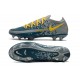 Crampon Nouveaux Nike Phantom GT Elite FG Bleu Gris Jaune