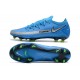 Crampon Nouveaux Nike Phantom GT Elite FG Bleu Argent