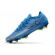 Crampon Nouveaux Nike Phantom GT Elite FG Bleu Argent