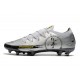 Crampon Nouveaux Nike Phantom GT Scorpion Elite FG Argent Noir