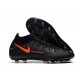 Nike Crampons Phantom GT Elite AG-Pro Noir Rouge Chili Gris fumee