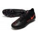 Nike Crampons Phantom GT Elite AG-Pro Noir Rouge Chili Gris fumee