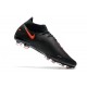 Nike Crampons Phantom GT Elite AG-Pro Noir Rouge Chili Gris fumee