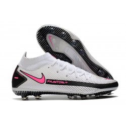 Nike Crampons Phantom GT Elite AG-Pro Blanc Rose Noir