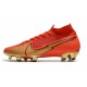 Nike Mercurial Superfly VII Elite DF FG Ronaldo CR100 Rouge Or