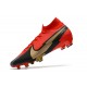 Nike Mercurial Superfly VII Elite DF FG Rouge Noir Or