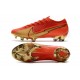 Crampon Nike Mercurial Vapor 13 Elite FG CR100 Rojo Oro