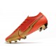 Crampon Nike Mercurial Vapor 13 Elite FG CR100 Rojo Oro