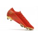 Crampon Nike Mercurial Vapor 13 Elite FG CR100 Rojo Oro