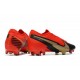 Crampon Nike Mercurial Vapor 13 Elite FG Rouge Noir Or