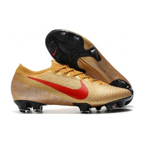 Crampon Nike Mercurial Vapor 13 Elite FG Or Rouge