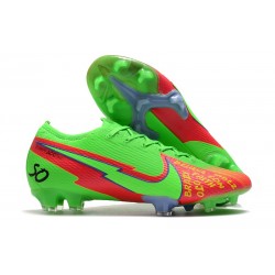 Crampon Nike Mercurial Vapor 13 Elite FG Vert Rouge