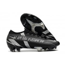 Crampon Nike Mercurial Vapor 13 Elite FG Noir Argent