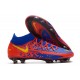 Nike Phantom GT Elite DF FG Homme Bleu Rouge Jaune