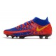 Nike Phantom GT Elite DF FG Homme Bleu Rouge Jaune