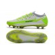 Crampon Nouveaux Nike Phantom GT Elite FG Blanc Jaune