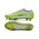 Crampon Nouveaux Nike Phantom GT Elite FG Blanc Jaune