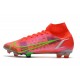 Nike Mercurial Superfly 8 Elite FG Crampons Rubis Argent Metallique