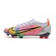 Nike Mercurial Vapor 14 Elite FG Chaussures Blanc Multicolore 