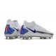 Nike Phantom GT Elite DF FG Homme Blanc Bleu