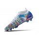 Nike Phantom GT Elite DF 3D FG Homme Blanc Bleu Rose Jaune