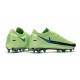 Crampon Nouveaux Nike Phantom GT Elite FG Impulse - Vert Bleu