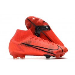 Nike Mercurial Superfly VIII Elite FG Rouge Noir