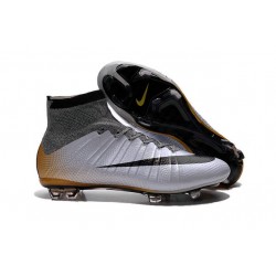 Meilleure Chaussures Nouveau Nike Mercurial Superfly CR7 324K Gold Gris Orange