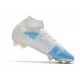 Nike Mercurial Superfly 8 Elite FG Crampons Blanc Bleu