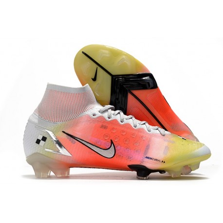 Nike Mercurial Superfly VIII Elite FG Blanc Mangue