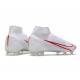 Nike Mercurial Superfly VIII Elite FG Blanc Rouge