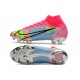 Nike Mercurial Superfly 8 Elite FG Crampons Rose Bleu Vert