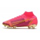 Nike Mercurial Superfly 8 Elite FG Crampons Rose Or Noir