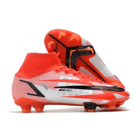 Nike Superfly 8 Spark Positivity CR7 Elite FG Rouge Blanc Noir