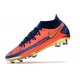 Nouvel Nike Phantom GT Elite DF FG Orange Or Bleu