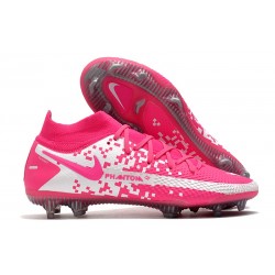 Nouvel Nike Phantom GT Elite DF FG Rose Blanc