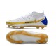 Nouvel Nike Phantom GT Elite DF FG Blanc Or Bleu