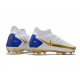 Nouvel Nike Phantom GT Elite DF FG Blanc Or Bleu