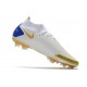 Nouvel Nike Phantom GT Elite DF FG Blanc Or Bleu