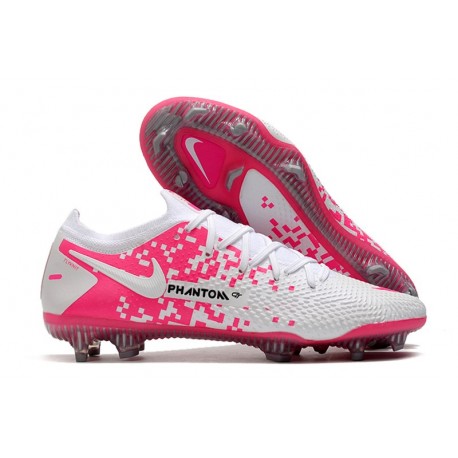 Nike Chaussure Phantom GT Elite FG Blanc Rose